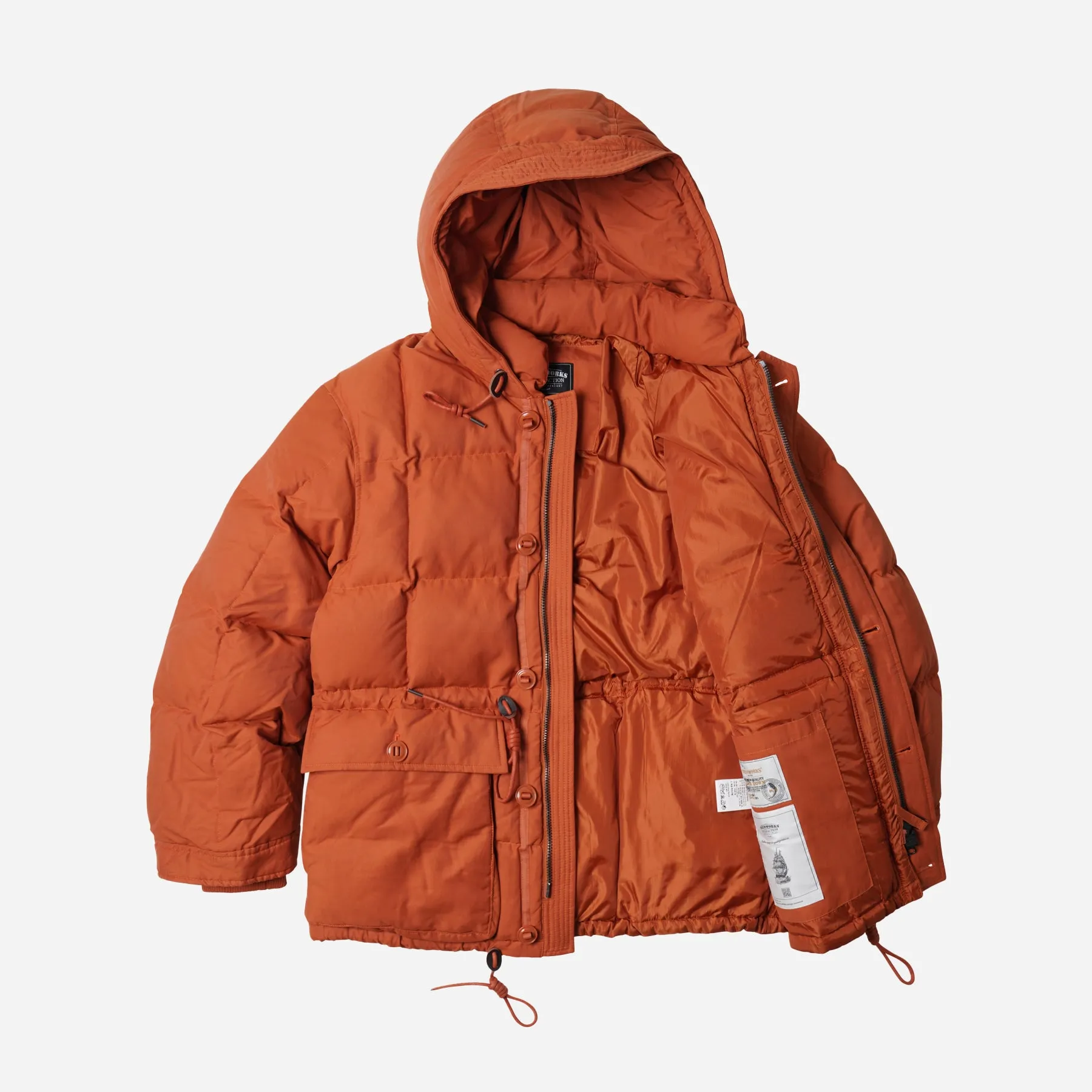 KARAKORAM DOWN PARKA JACKET - ORANGE