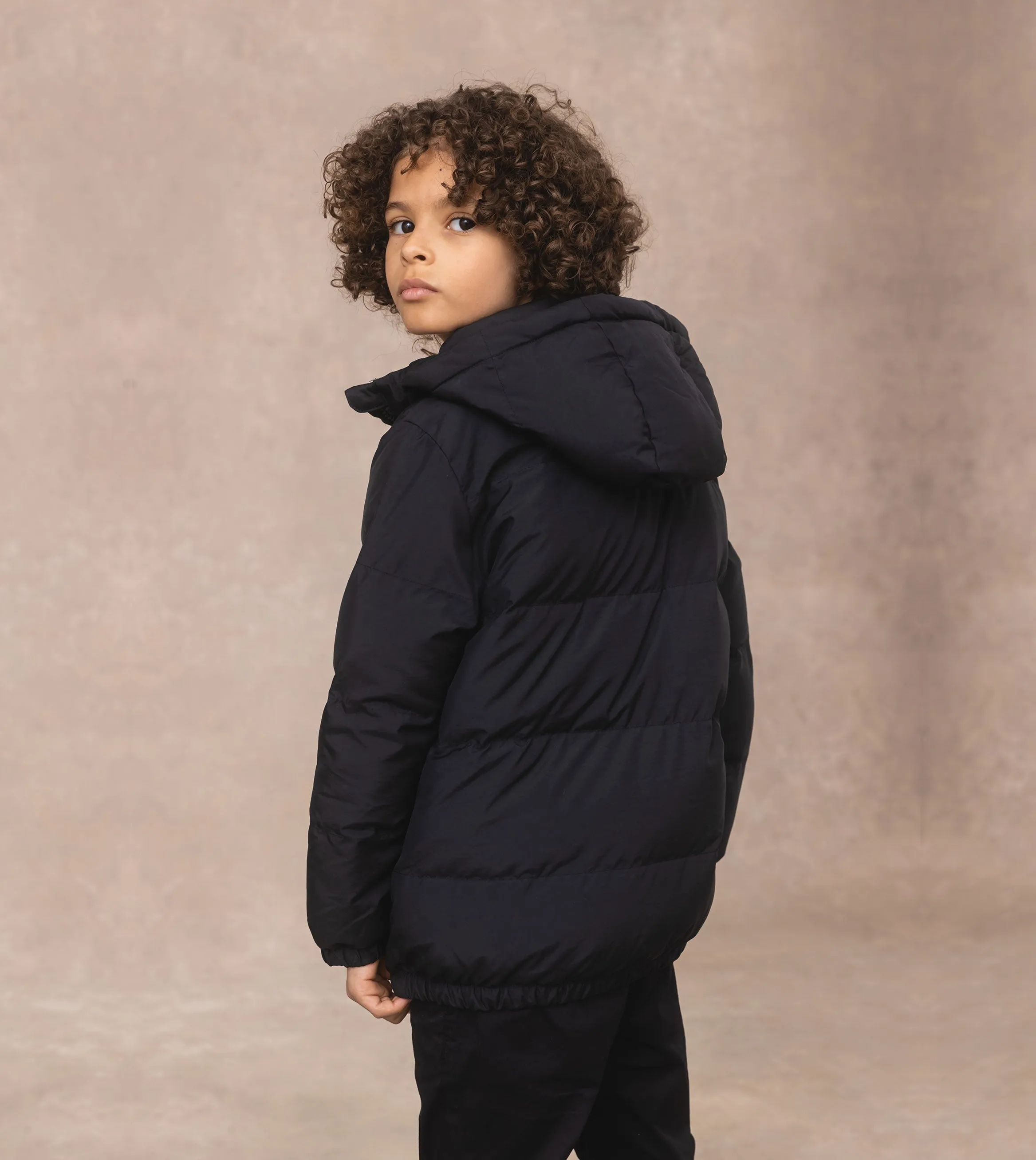 Kids Puffer Jacket Black