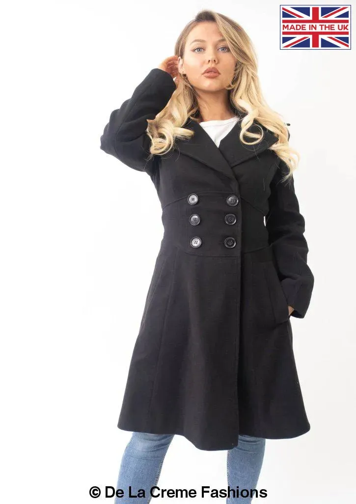 Kirsty Slim Fit A-Line Coat