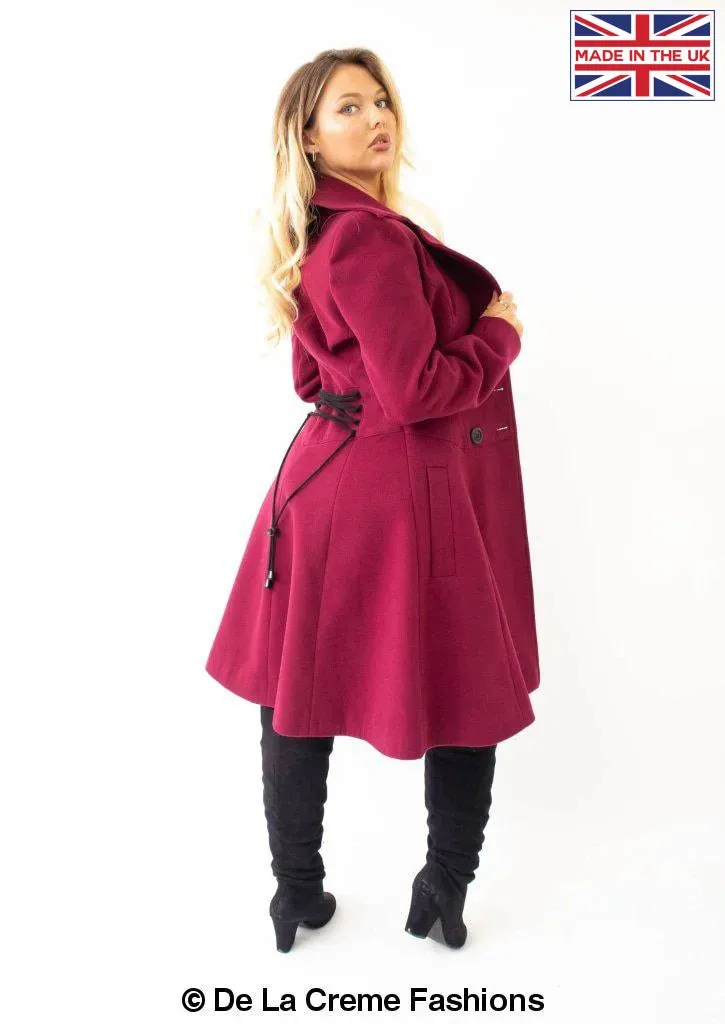 Kirsty Slim Fit A-Line Coat