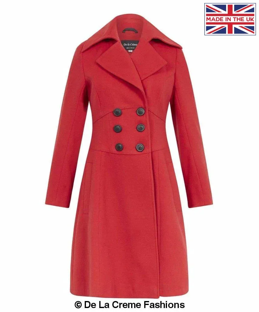 Kirsty Slim Fit A-Line Coat