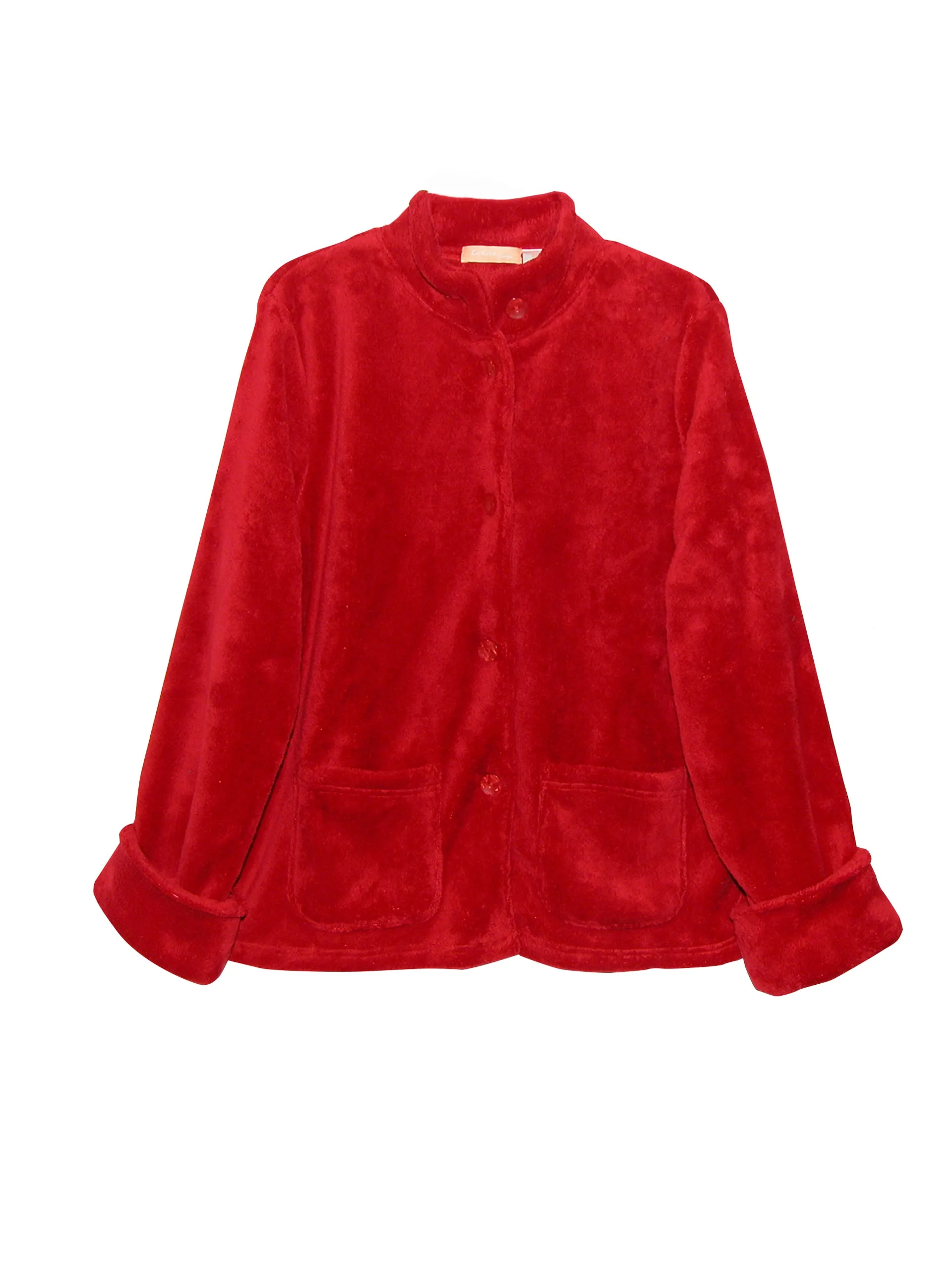 La Cera Plush Bed Jacket