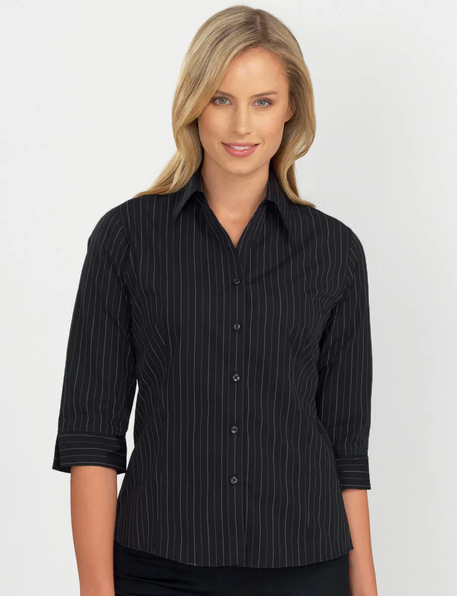 Ladies Fine Stripe Blouse