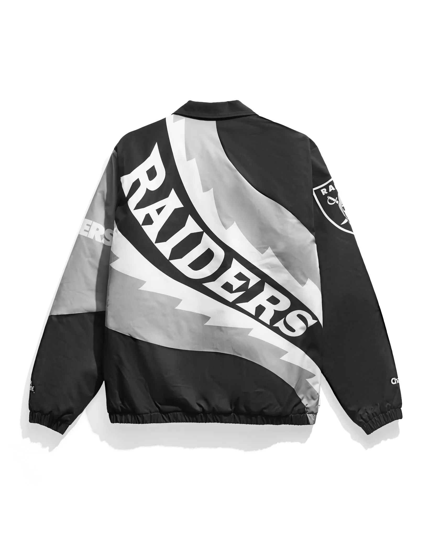 Las Vegas Raiders Saw Blade Quilted Puffer Jacket