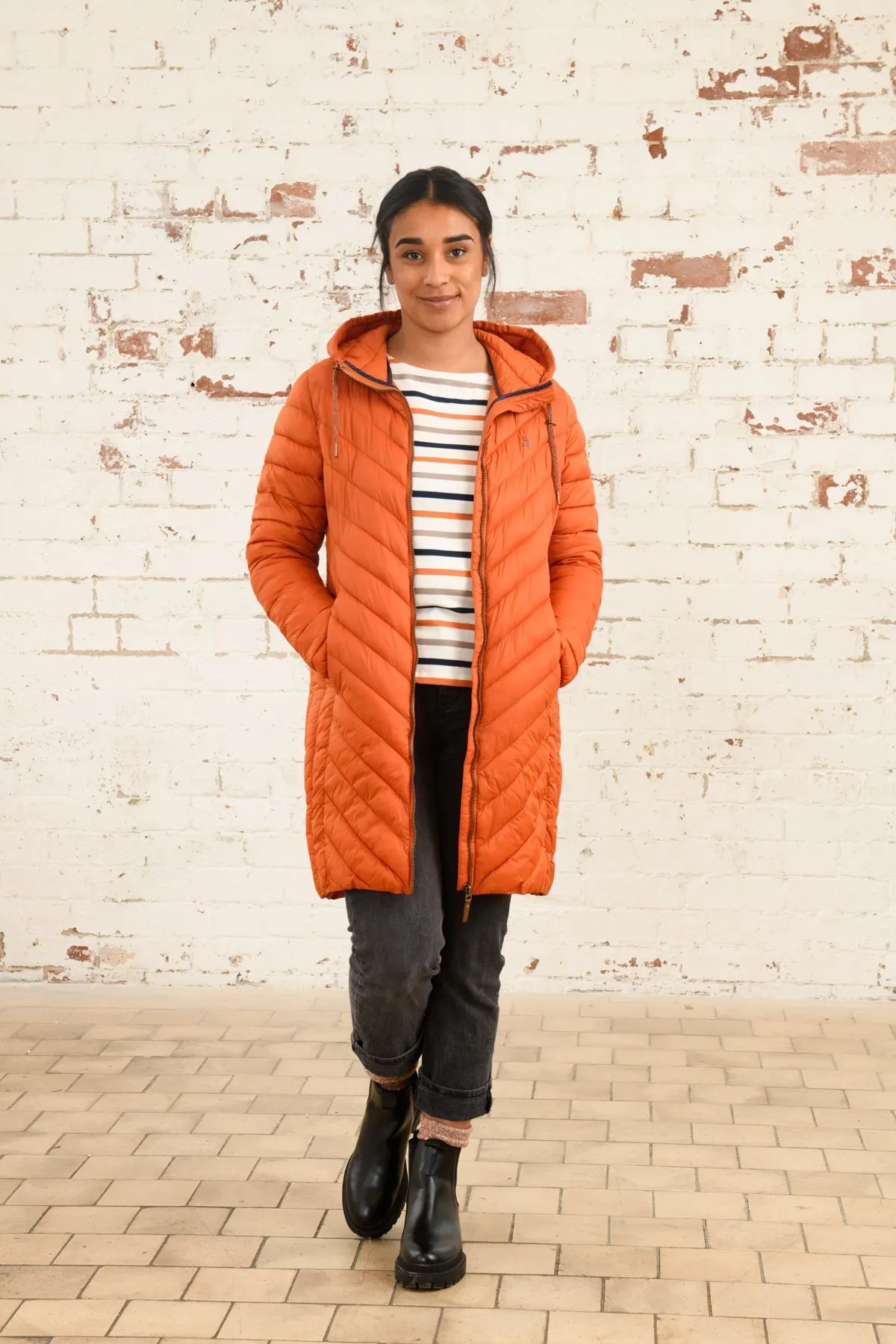 Laurel Coat - Burnt Orange