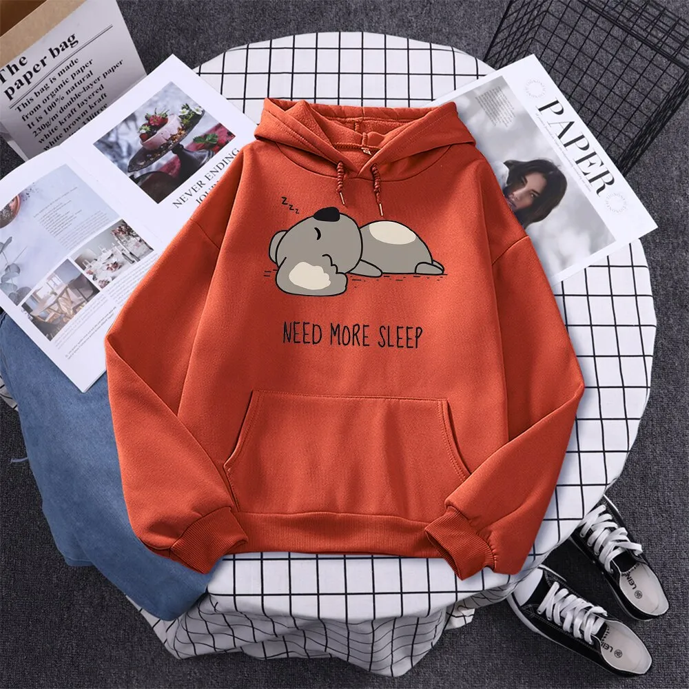 Lazy Koala Oversized Hoodie Sweatshirt