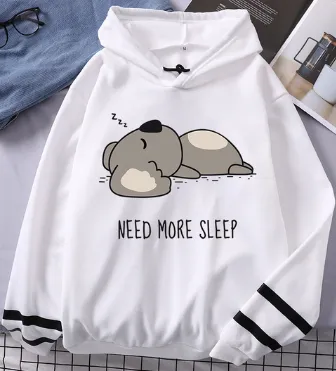 Lazy Koala Oversized Hoodie Sweatshirt