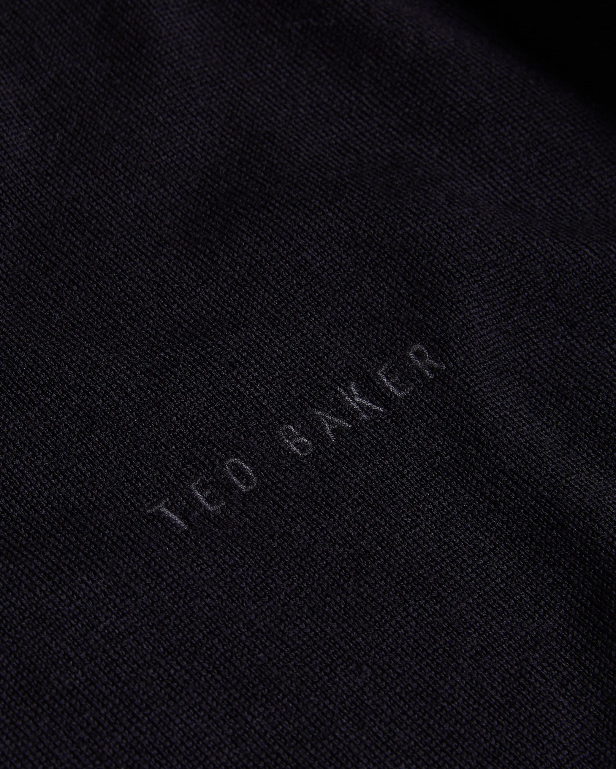 Liblo Ls Merino Branded Crew Neck Navy