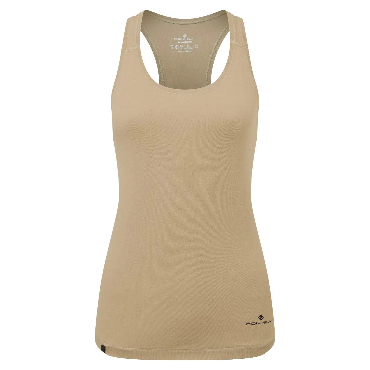 Life Tencel Vest (Womens)  - Latte Marl/Nightshade