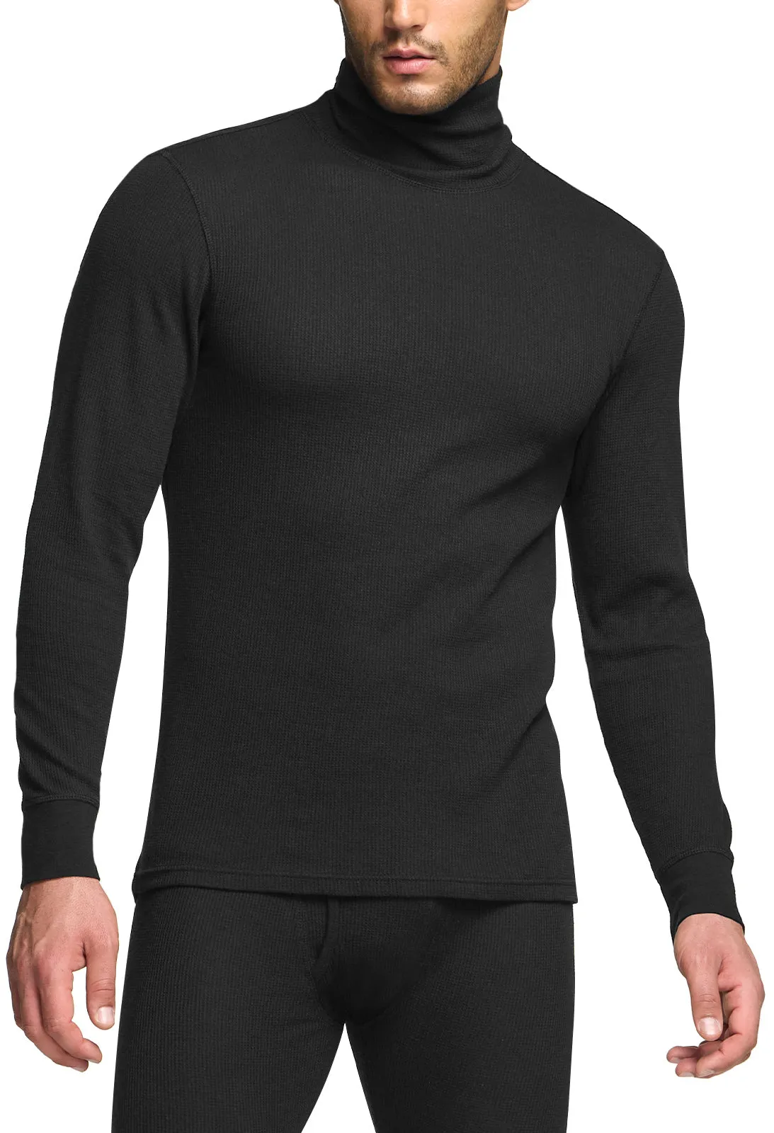 Long Sleeve Mock Neck Thermal Underwear Top [HUT503]