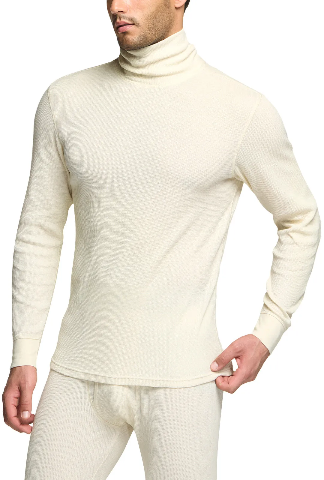 Long Sleeve Mock Neck Thermal Underwear Top [HUT503]