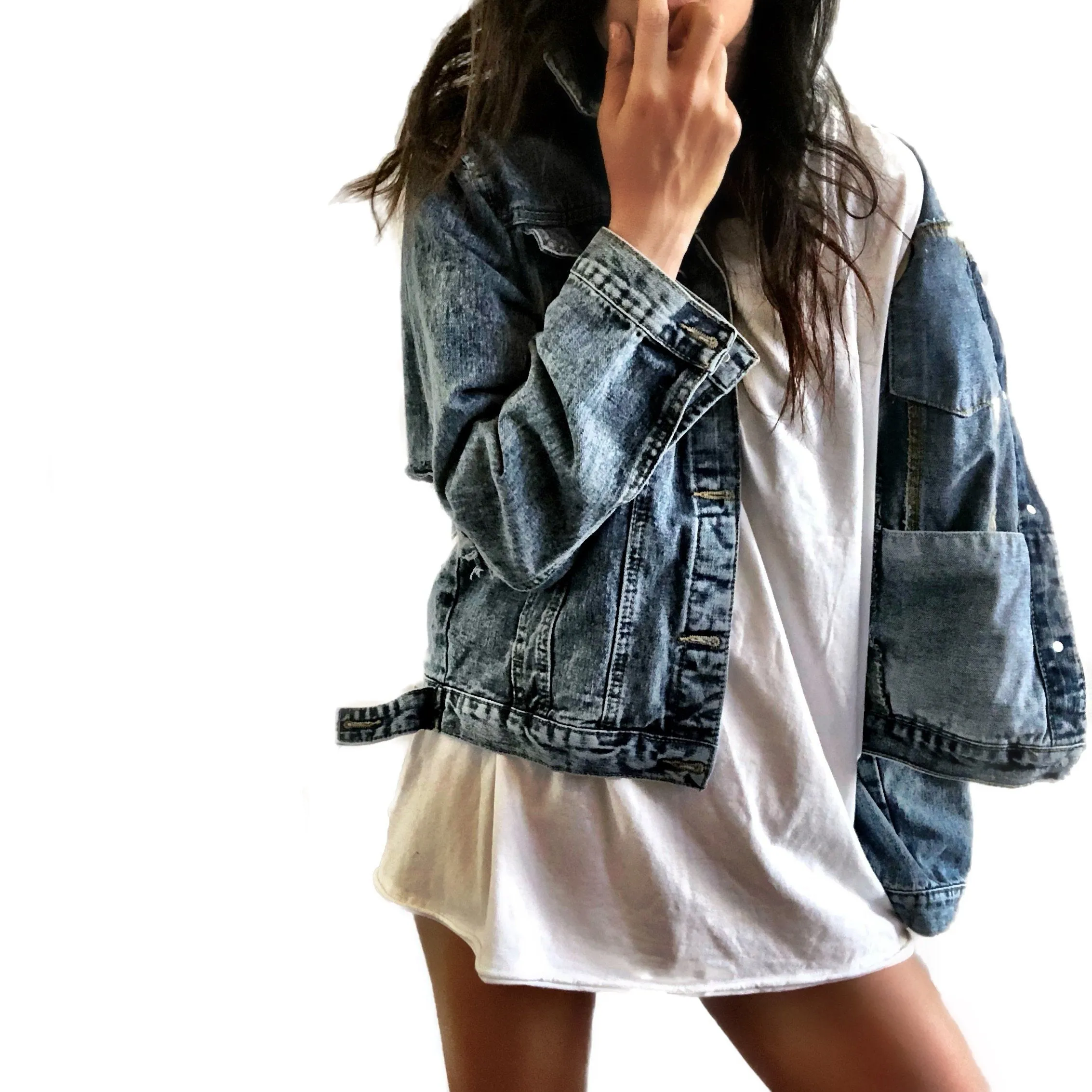 'LOVED' DENIM JACKET