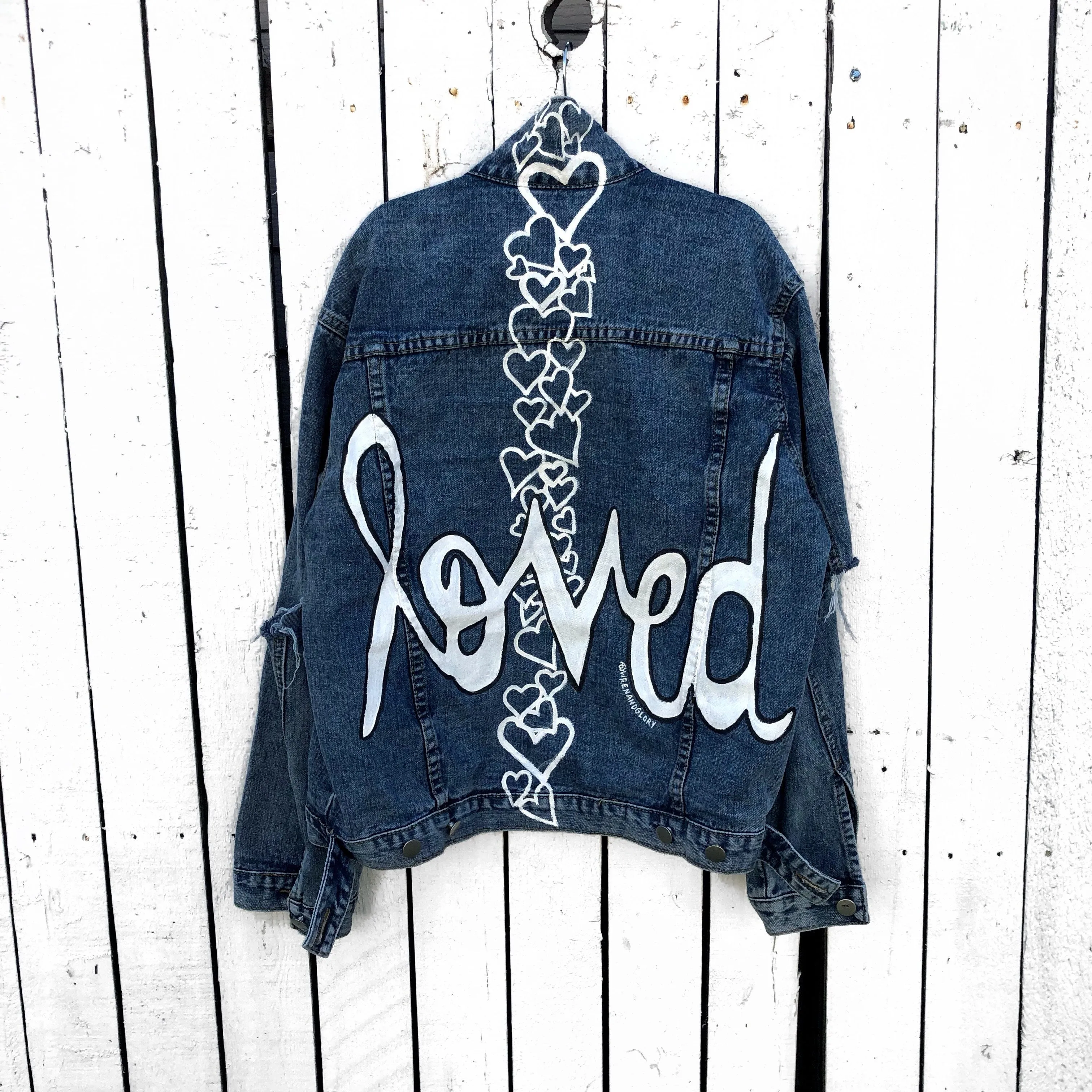 'LOVED' DENIM JACKET