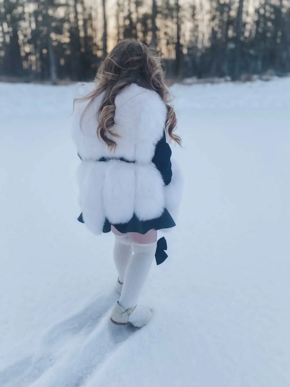 Luxurious White Fox Vest