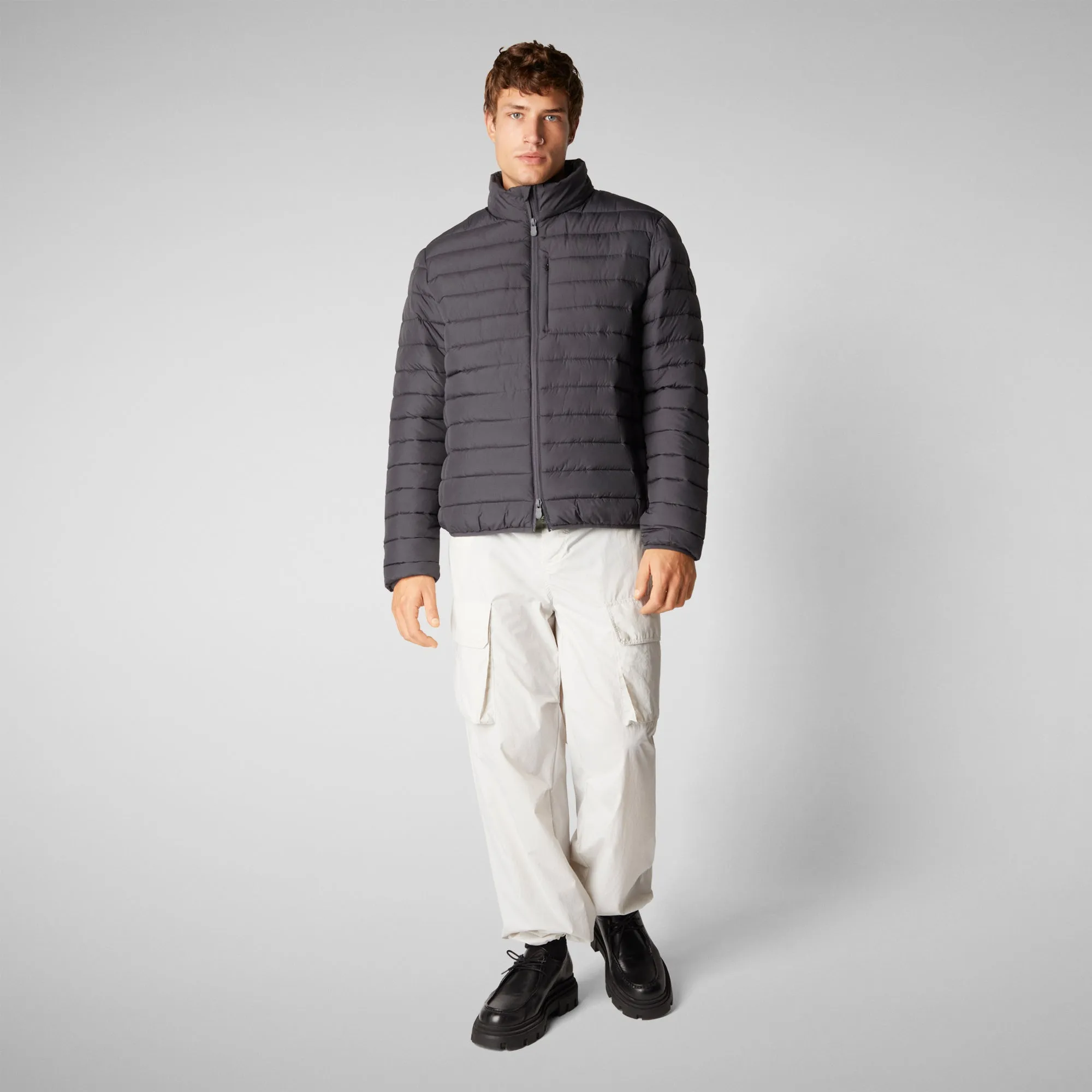 Man's jacket Erion in grey black