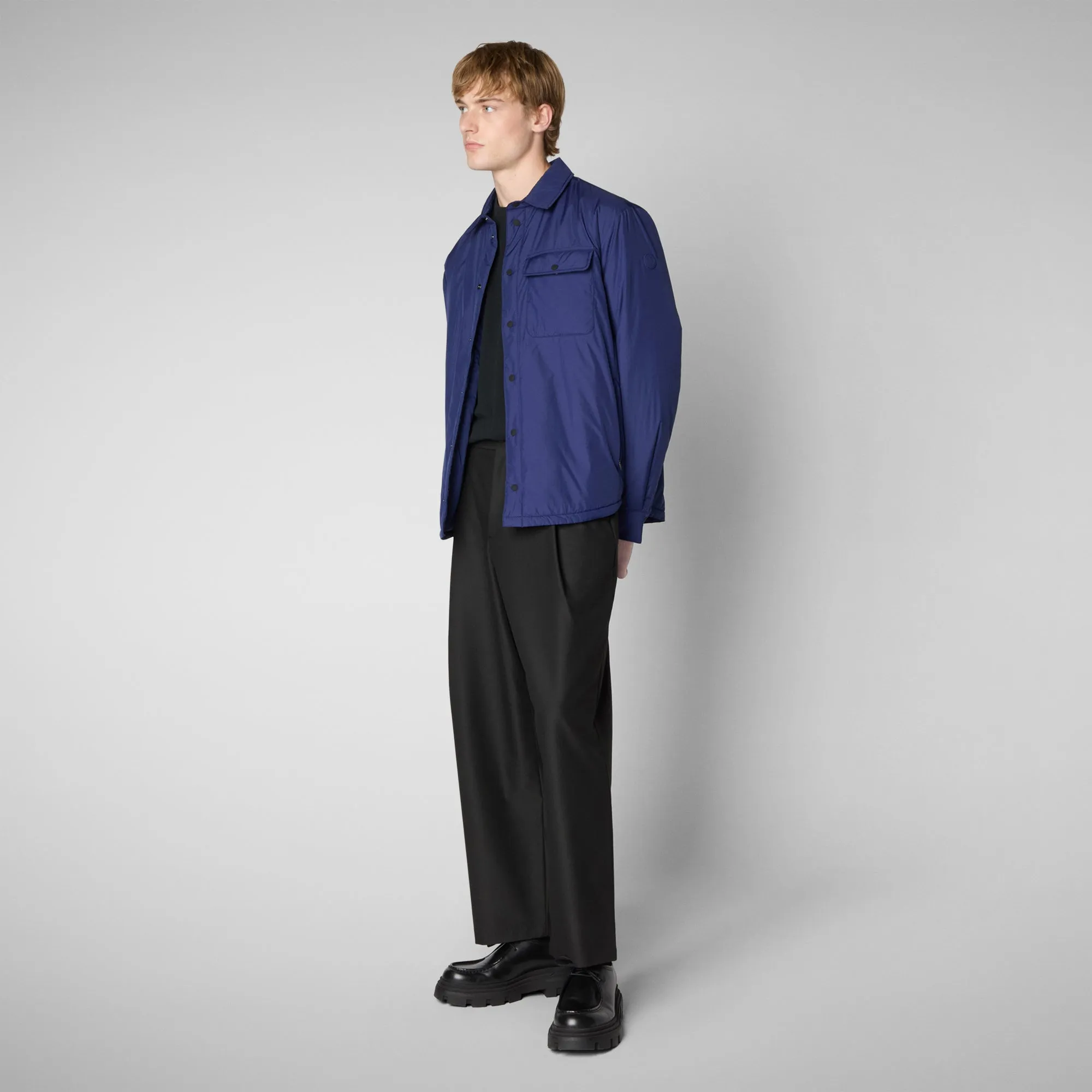 Man's jacket Stellan in eclipse blue