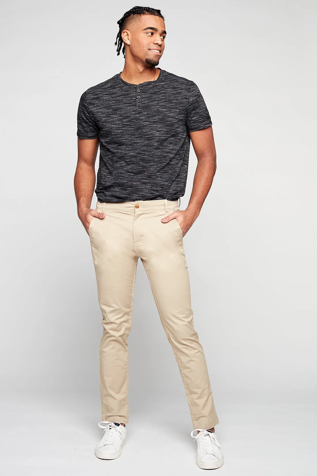 MARLEY - Slim Fit Chinos - Tan