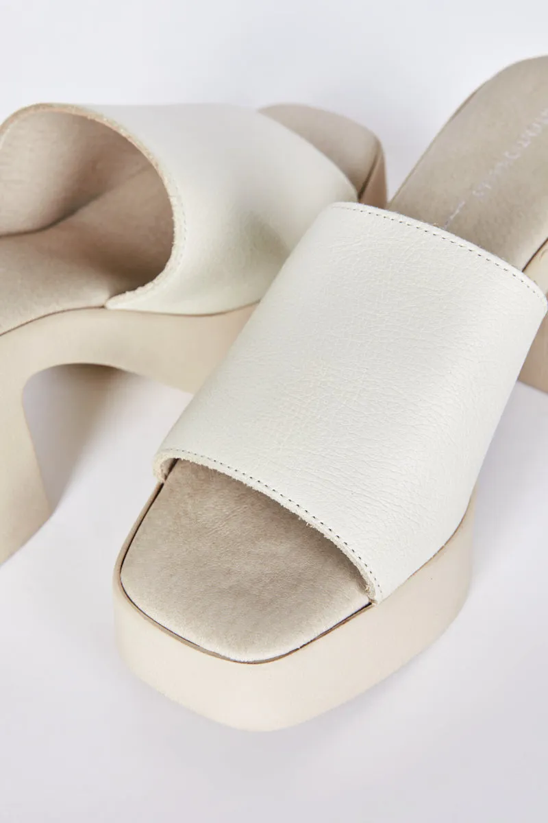 MARY PLATFORM HEEL CREAM SOLE