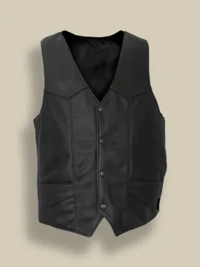 Men Premium Leather Vest