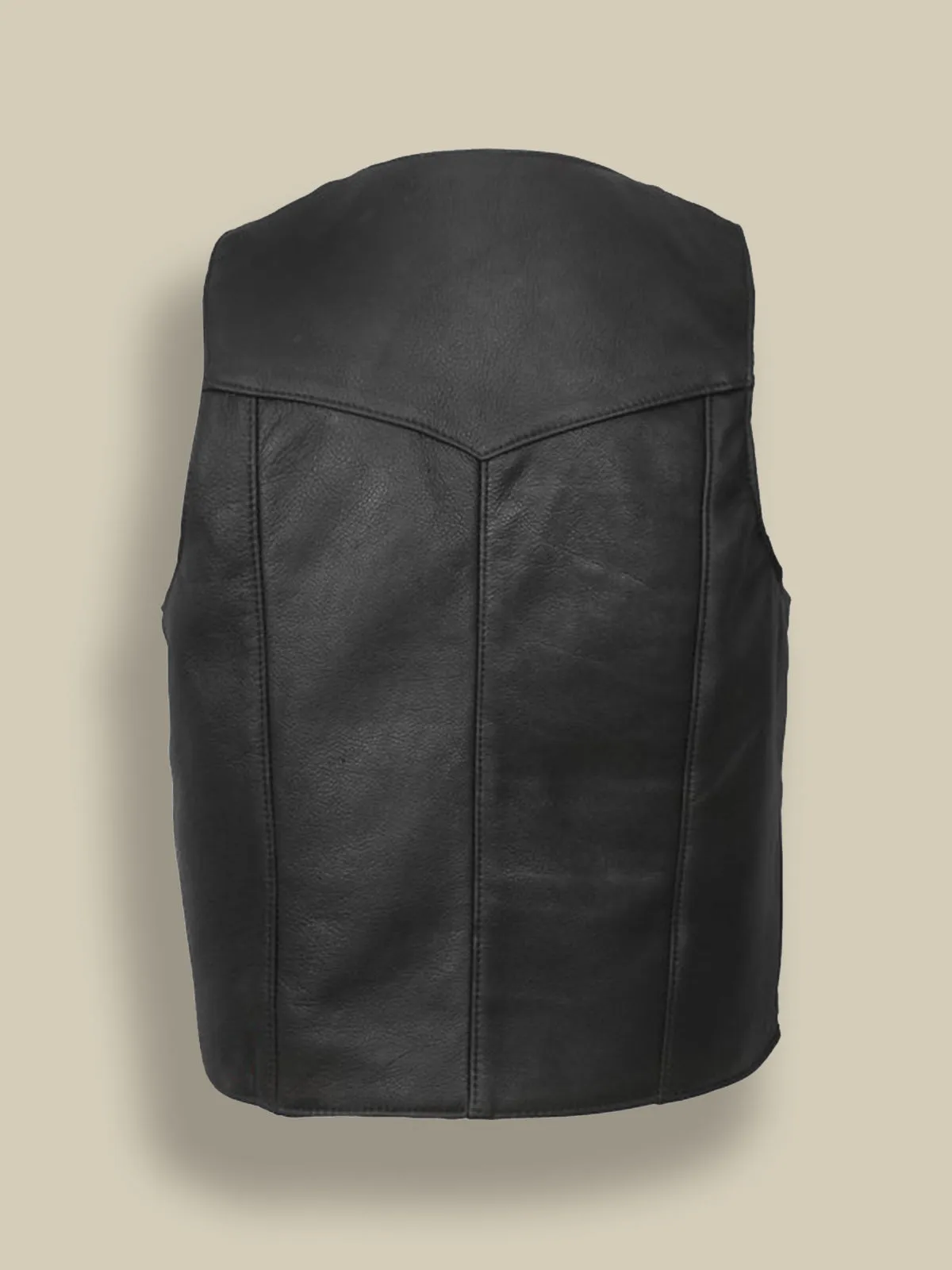 Men Premium Leather Vest