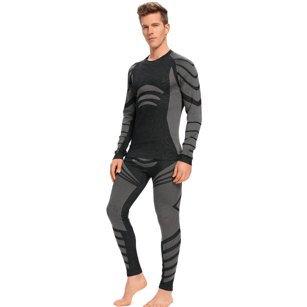 Men's 100% Merino Wool Base Layer Set Thermal Underwear