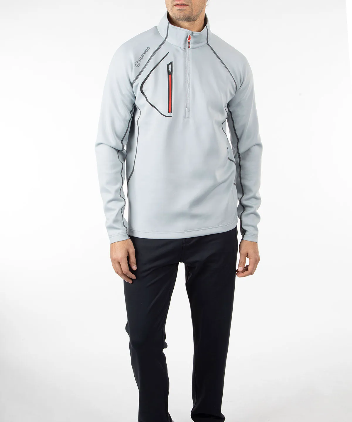 Men's Allendale SuperliteFX Stretch Thermal Half-Zip Pullover