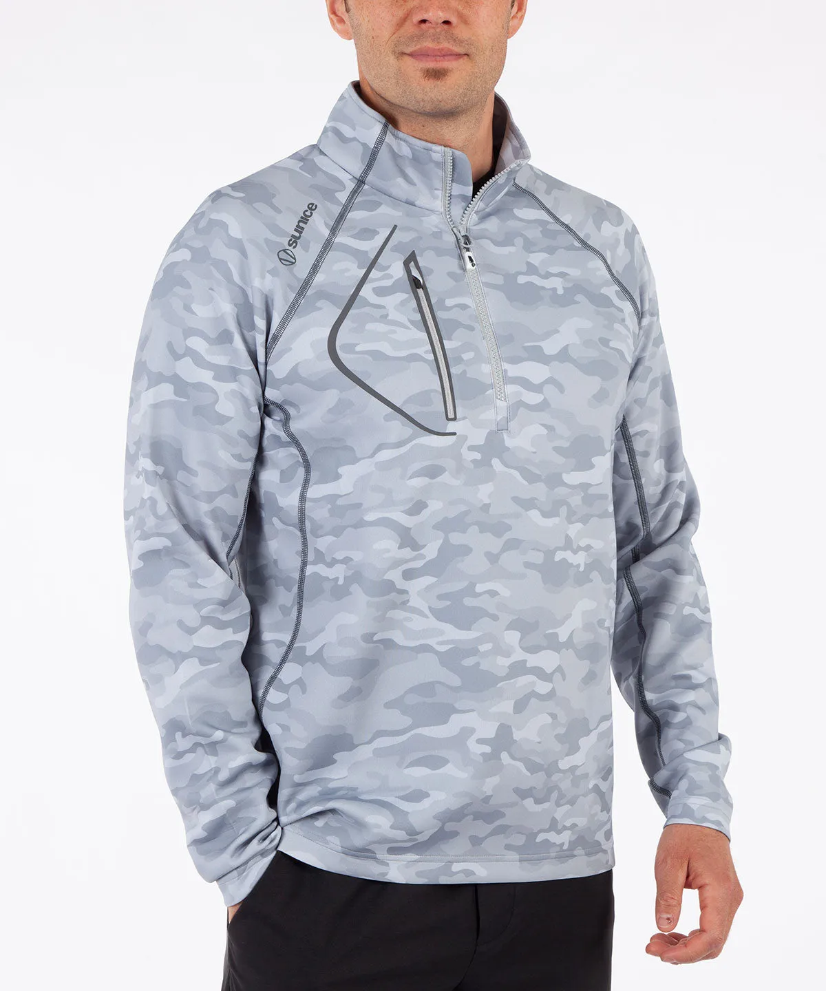 Men's Allendale SuperliteFX Stretch Thermal Half-Zip Pullover