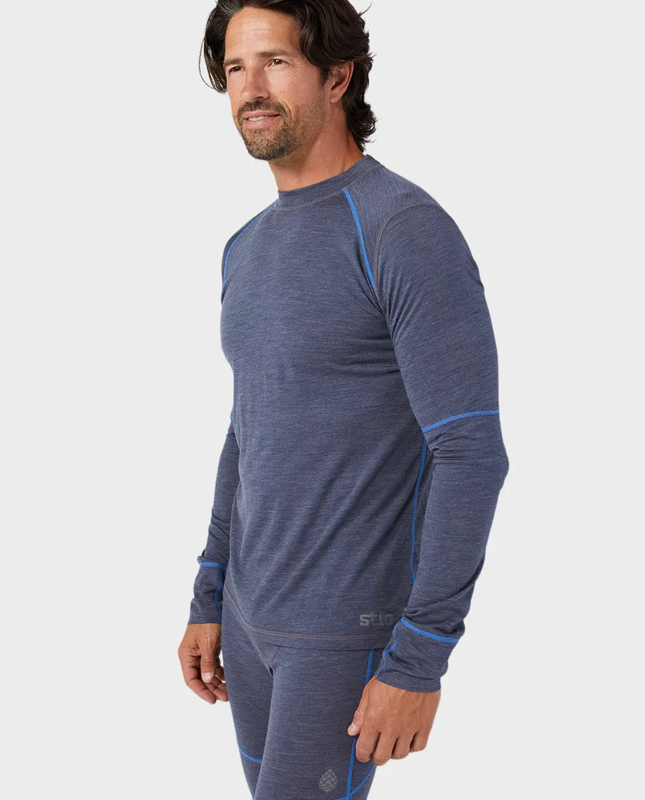 Men's Basis PeakWool Lightweight Crew LS