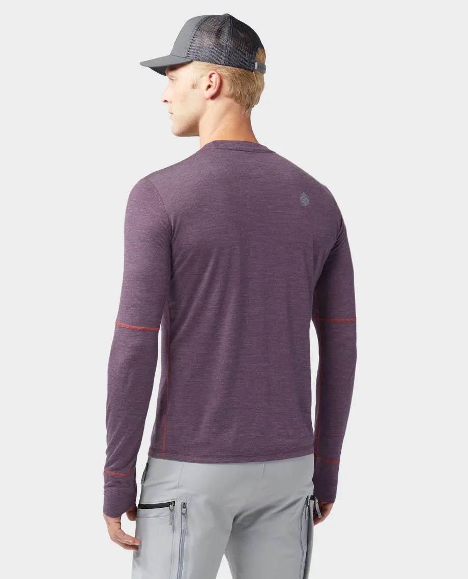 Men's Basis PeakWool Lightweight Crew LS