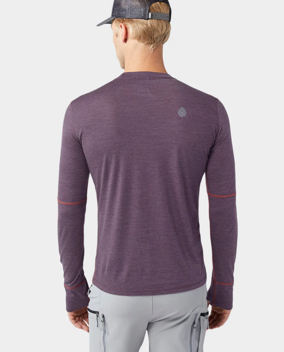 Men's Basis PeakWool Lightweight Crew LS