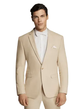 Men's Beige Linen Sport Jacket Stylish Blazer