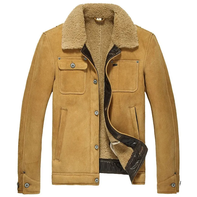 Men's Classics Sheepskin Shearling Aviator Jacket