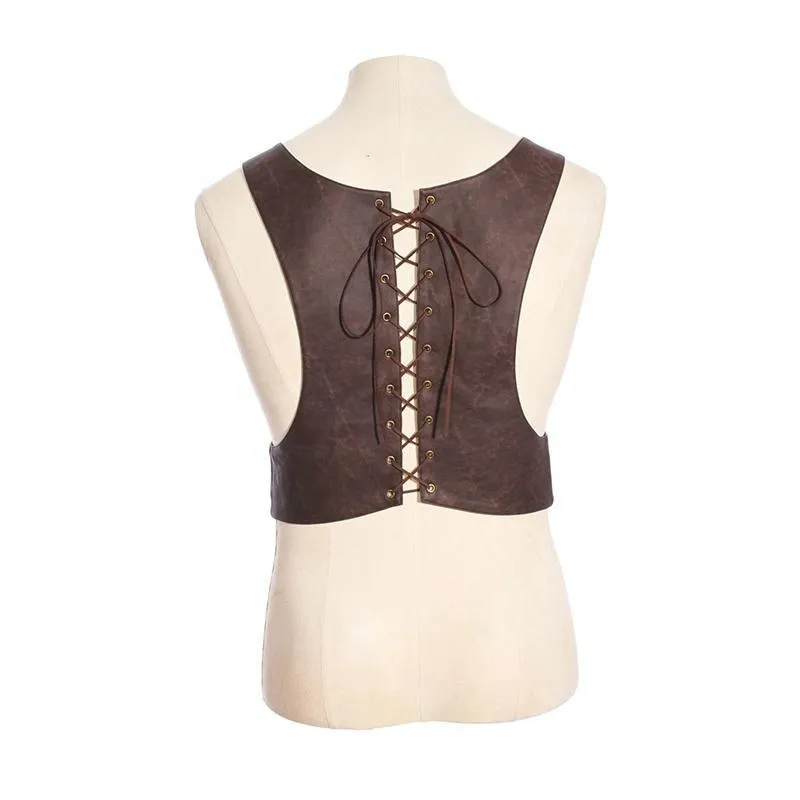 Men's Faux Leather Steampunk Body Harness