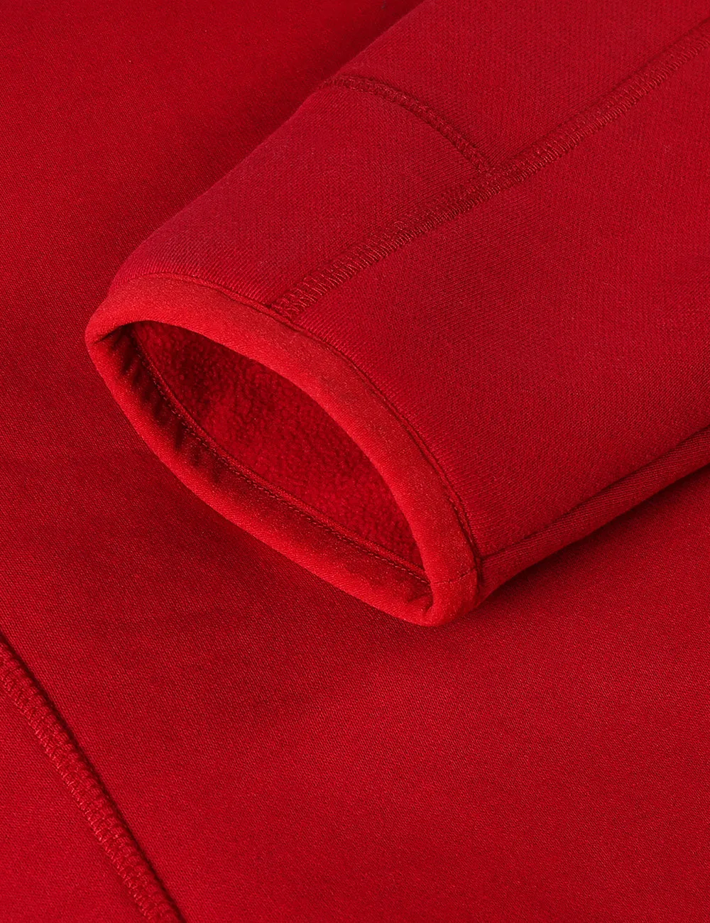 Men's Heated Full-Zip Fleece Jacket - Red