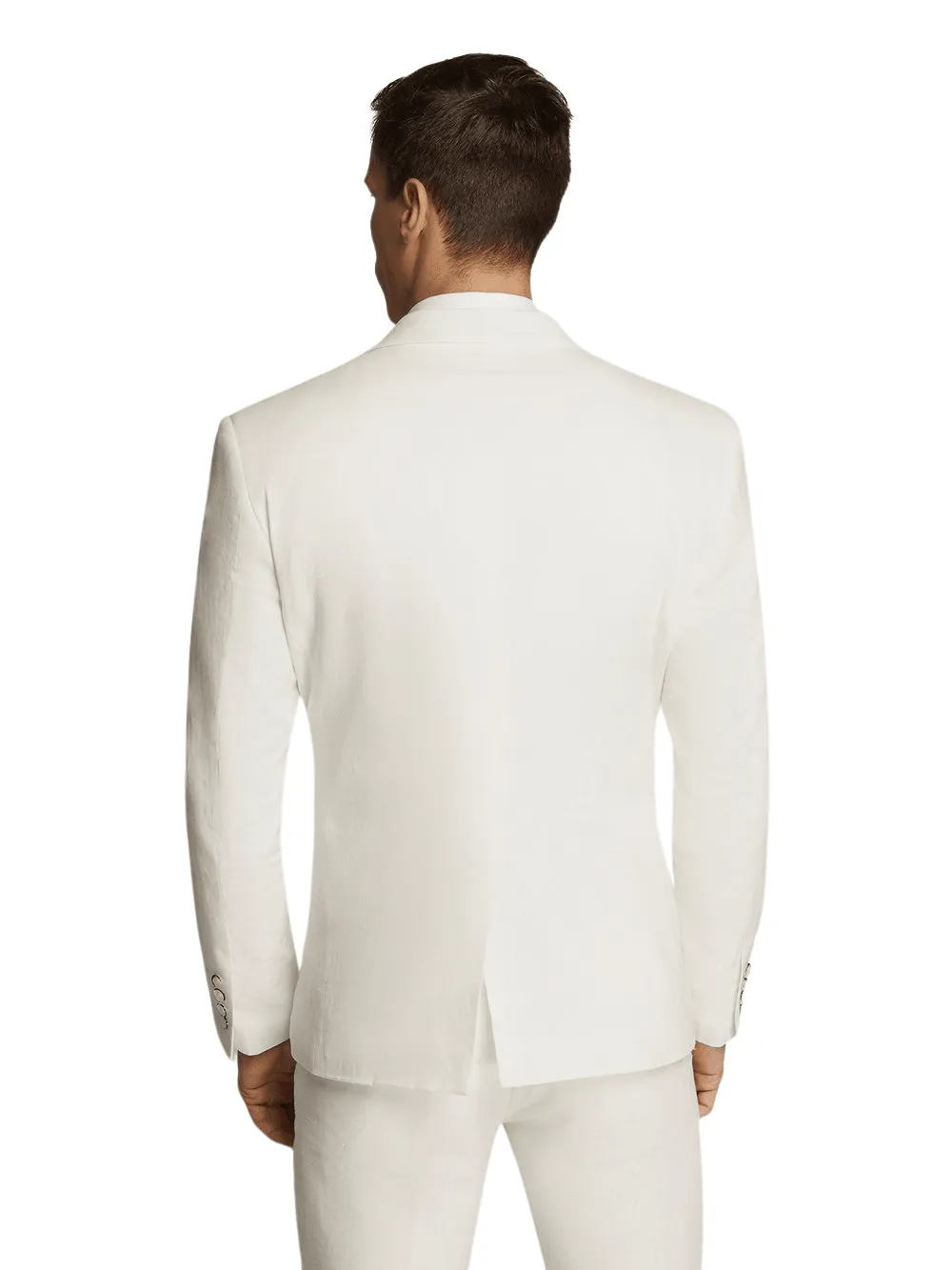 Men's Ivory Linen Sport Jacket Stylish Blazer