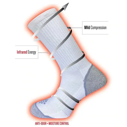 Men's Performance Crew Socks- 6 Pair