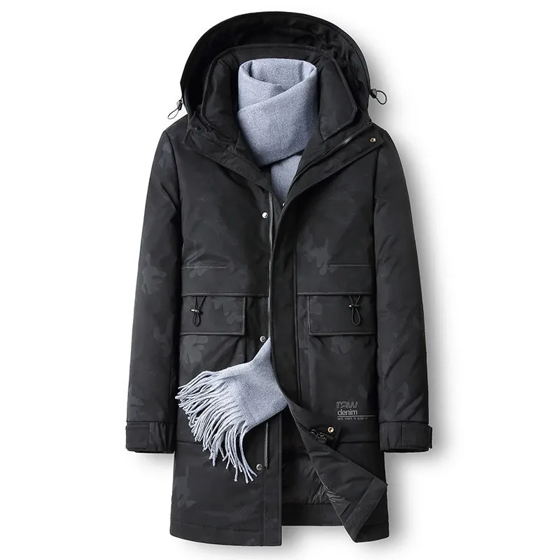 Men's Premium Business Scarf Down Jacket