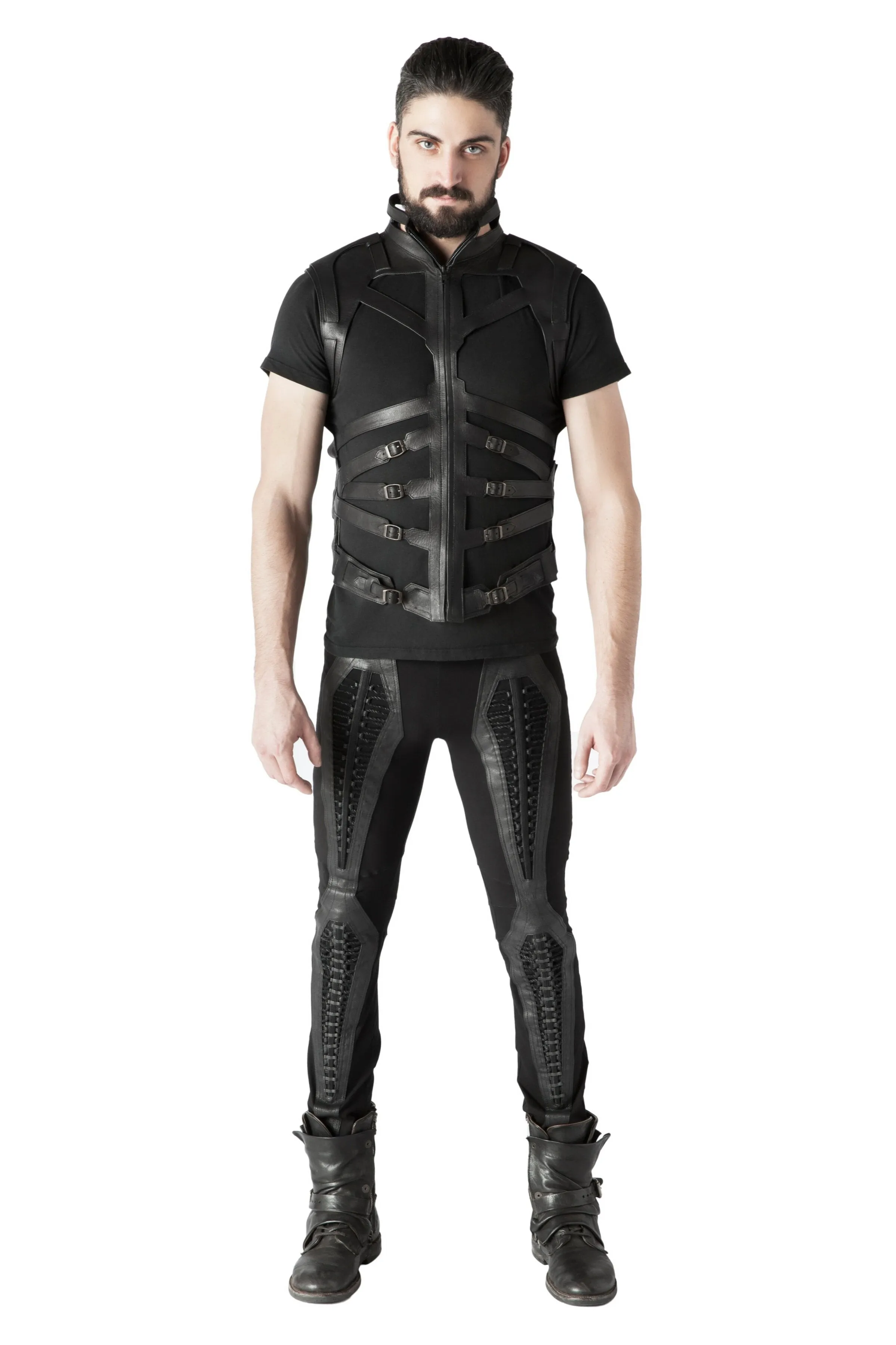 Men’s Quartz Leather Vest