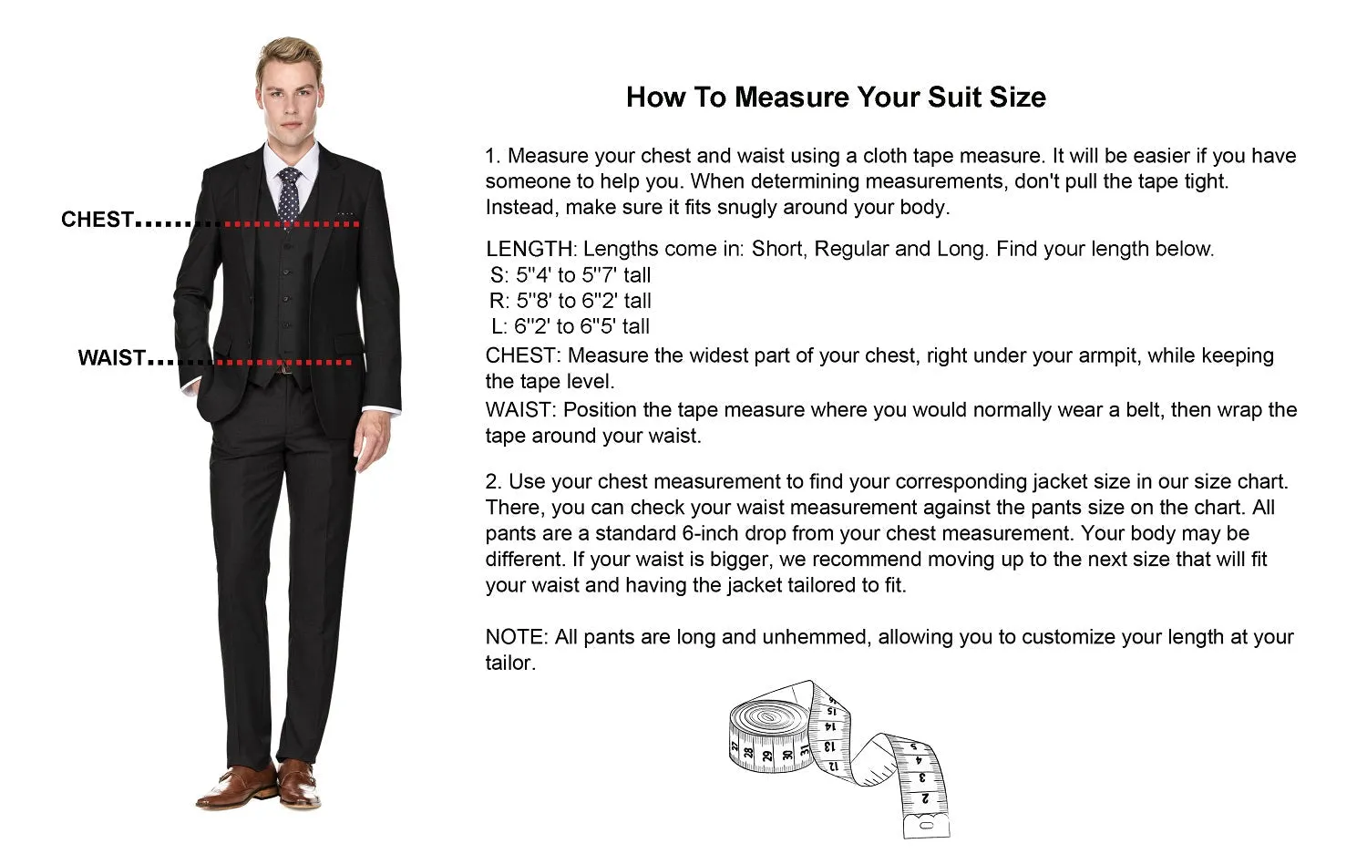 Men's Slim-Fit 3PC Glen Plaid Suit