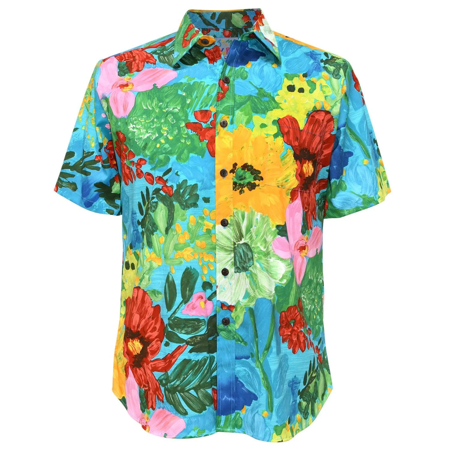 Men's Slim Fit Cotton Shirt - Joy Flower