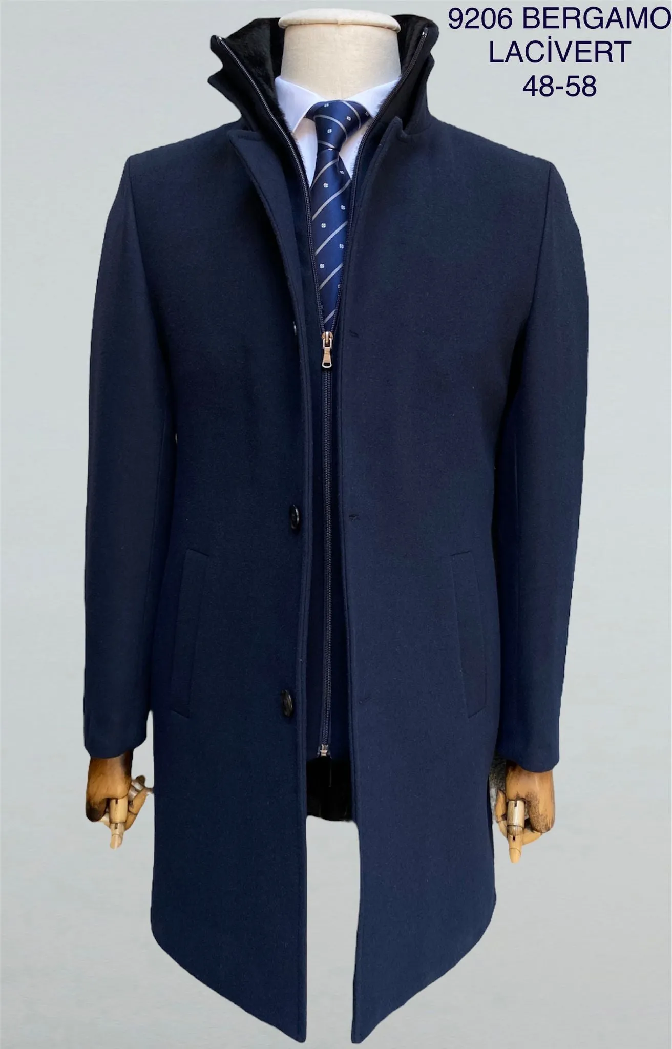 Men's Trench Coat with vest