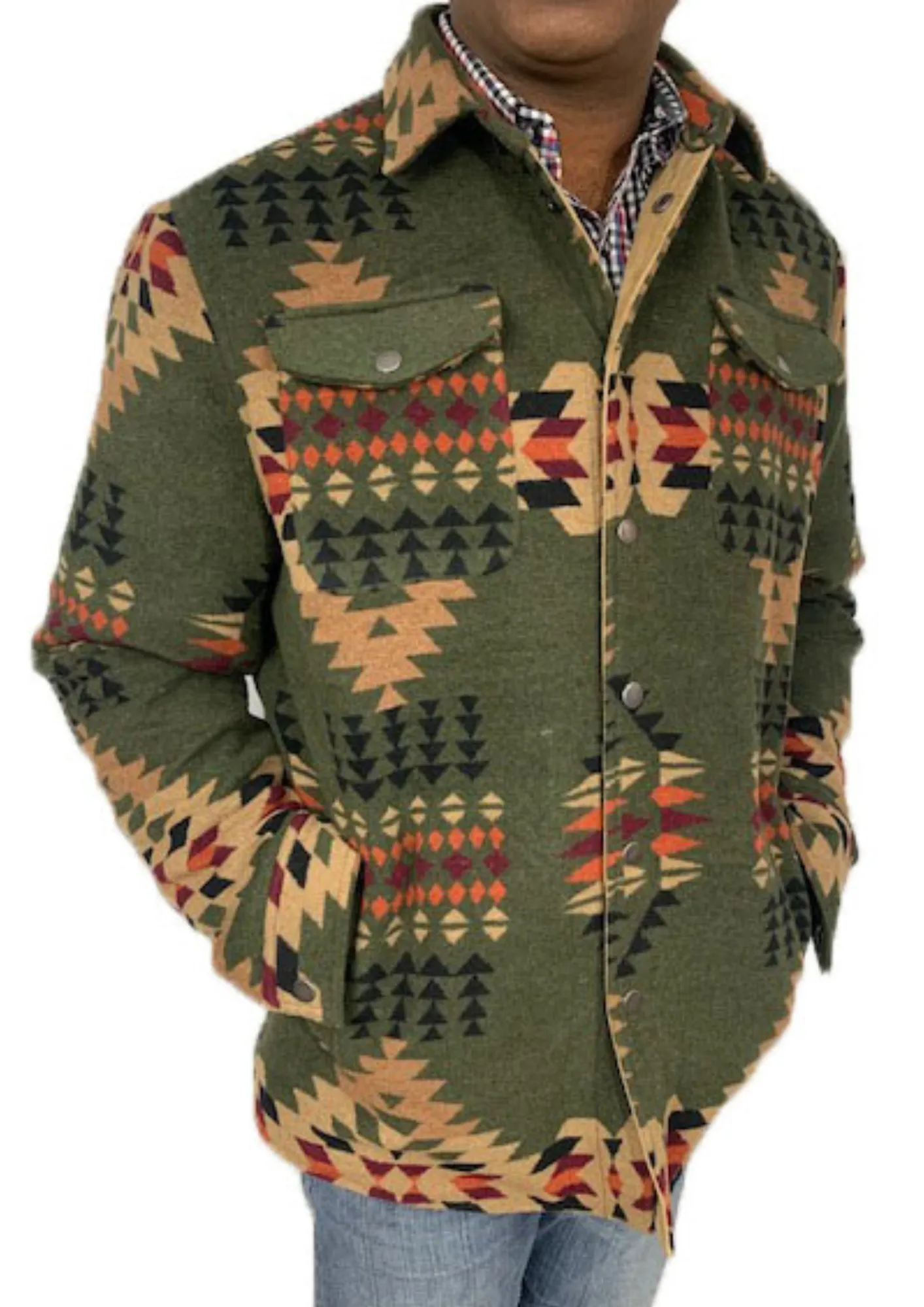 Men's Western Aztec jacket Style#-M-24202