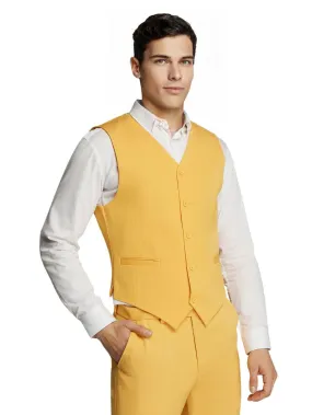 Microfiber Yellow Waistcoat