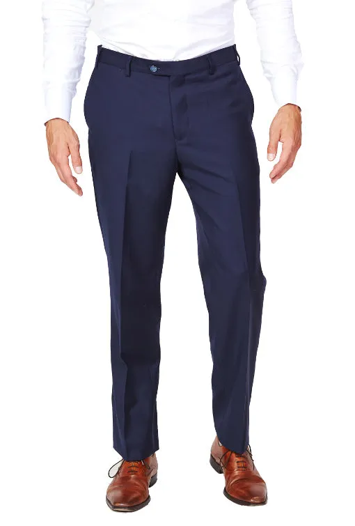 Navy 100% Wool Pants