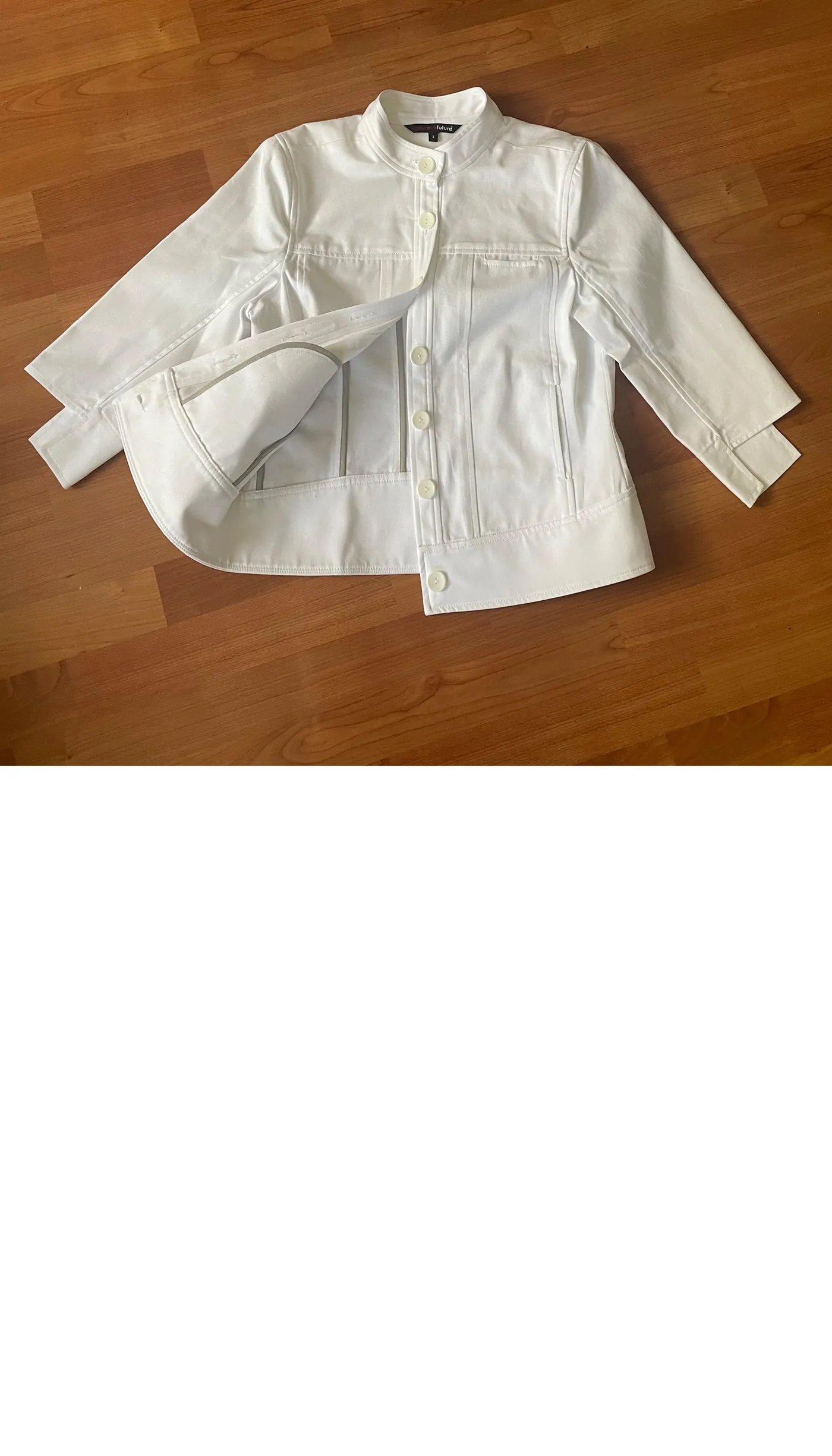 Non-Jean, Jean Jacket/ Organic Cotton Twill : White