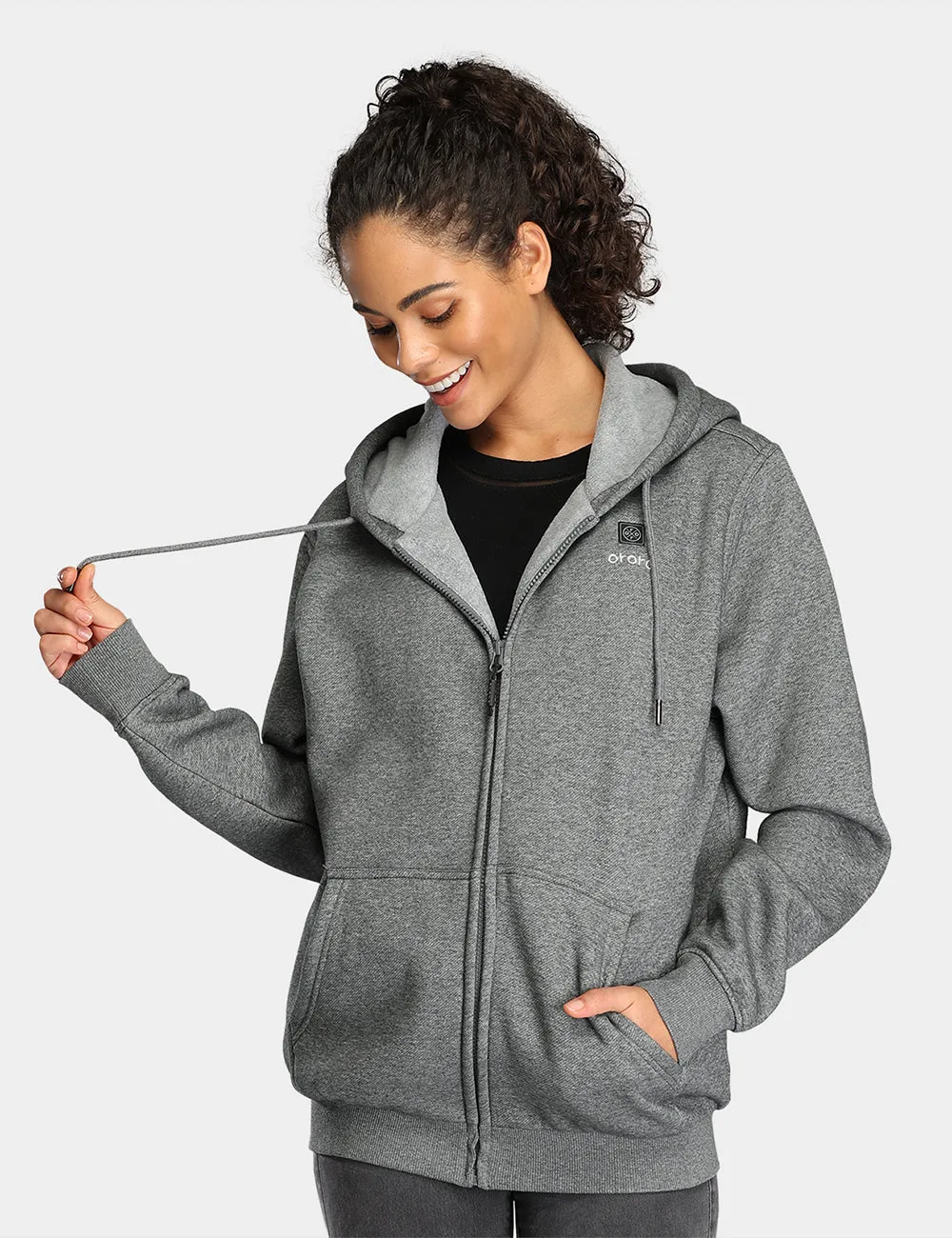 (Open-Box) Unisex Heated Fleece Hoodie (Battery Set Not Included)