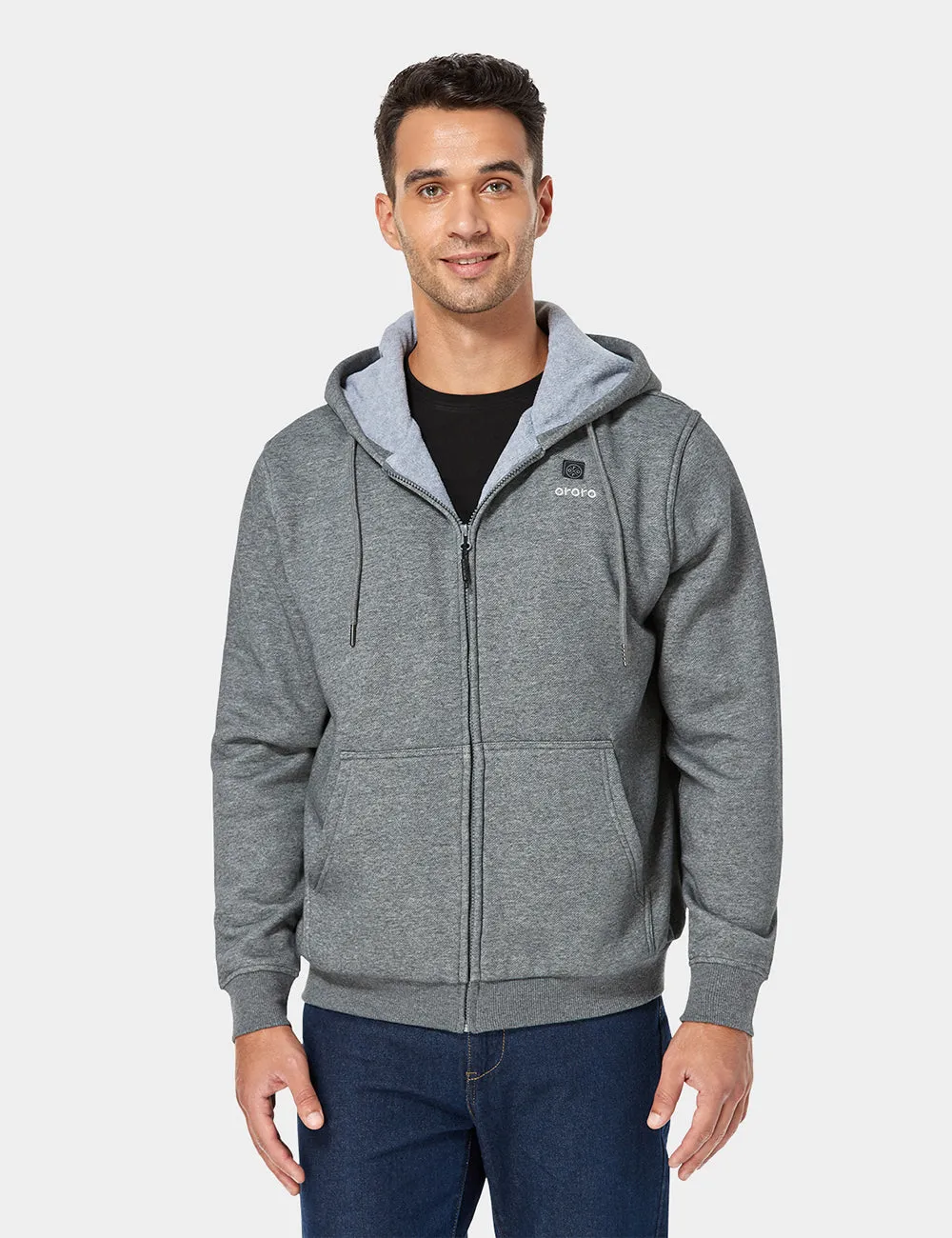 (Open-Box) Unisex Heated Fleece Hoodie (Battery Set Not Included)