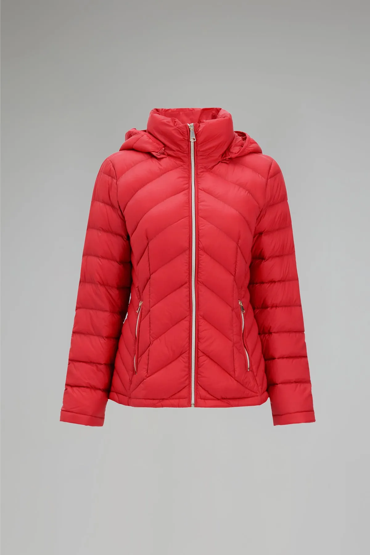 Packable Lightweight Winter Puffer Jacket with hood