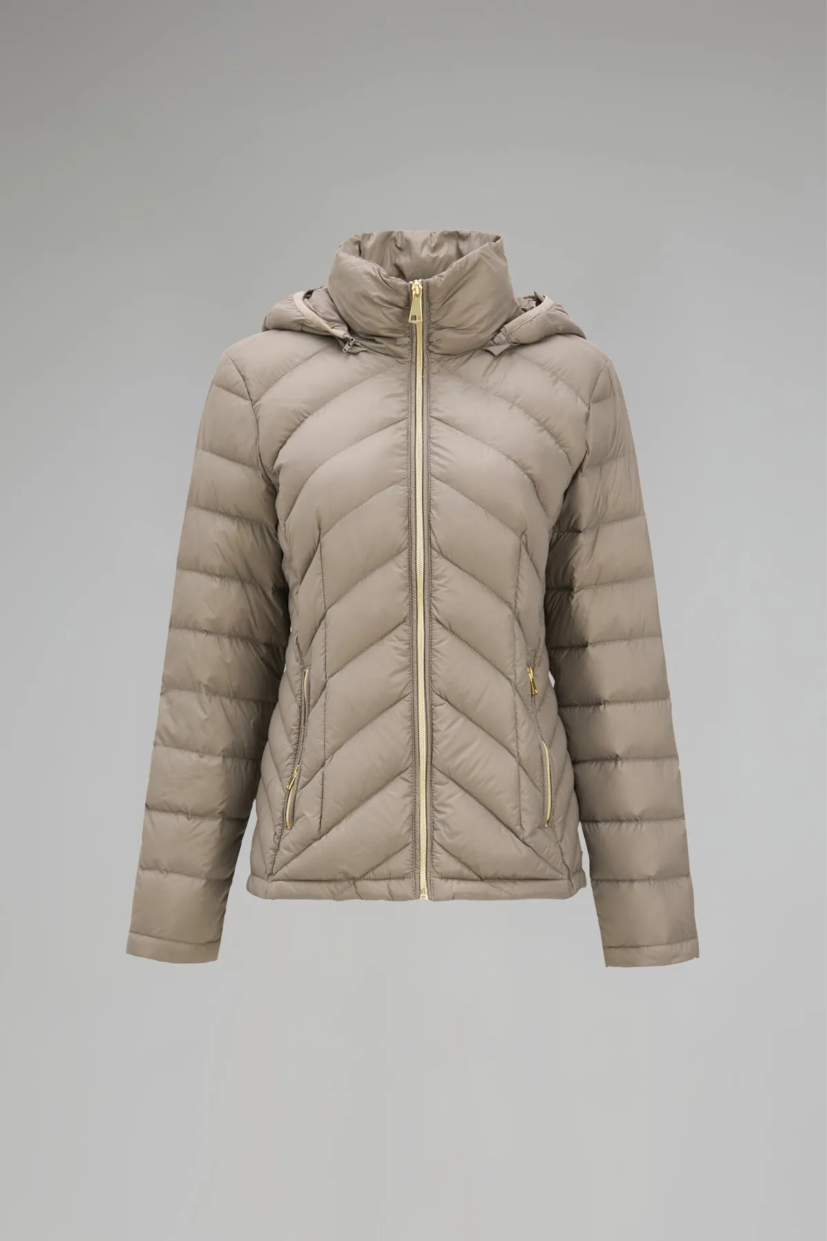 Packable Lightweight Winter Puffer Jacket with hood