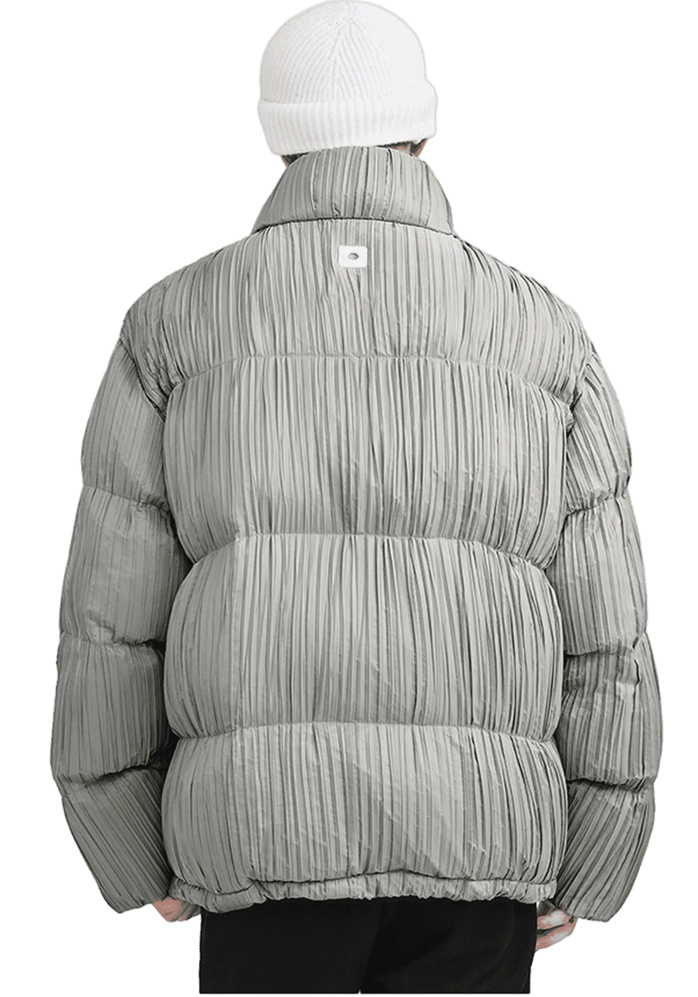 Pleated Corrugated Down Jacket